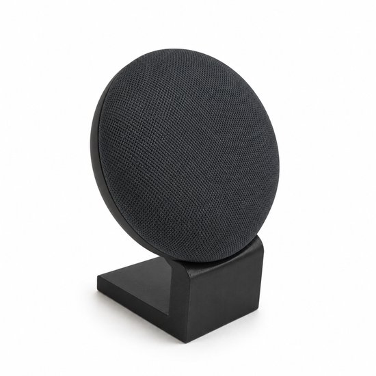 YUOM. Tafelstandaard Geschikt voor Google Nest Mini – Speaker Houder / Bureau Standaard – Compact Design – Zwart
