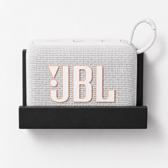 YUOM. Wandhouder geschikt voor JBL Go 1/2/3/4/5 – Muurbeugel Speaker – Zwart – Incl. Schroeven & Pluggen