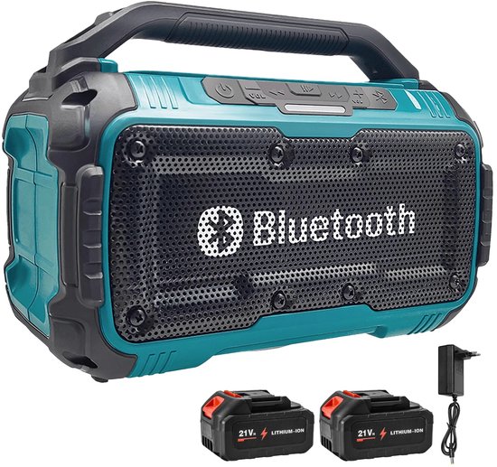 Zerova Draagbare Bluetooth Speaker - Luidspeaker - Grote speaker - Krachtig Stereogeluid - Extra Bas - Surround Sound - Lange accu